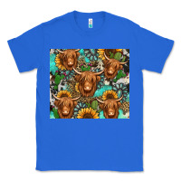 True Royal long haired shaggy cow western Classic Tee - Jasminsmagicworld