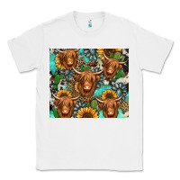 White long haired shaggy cow western Classic Tee - Jasminsmagicworld