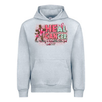 Heather Grey heal cancer luke 1 37 Urban Hoodie - CowGirlArtShop