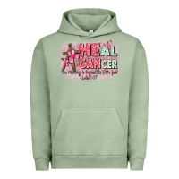 Pigment Oil Green heal cancer luke 1 37 Urban Hoodie - CowGirlArtShop