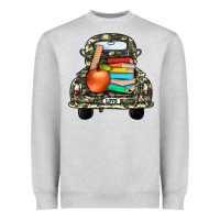 Heather Grey farm truck,back to school Heavyweight Sweatshirt - JahusDesignShop
