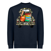 Navy farm truck,back to school Heavyweight Sweatshirt - JahusDesignShop