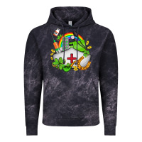 Cloud Black nurse  st patricks Vintage Hoodie - AdoDesignShop
