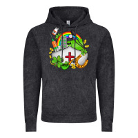 Vintage Black nurse  st patricks Vintage Hoodie - AdoDesignShop