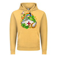 Vintage Mustard nurse  st patricks Vintage Hoodie - AdoDesignShop