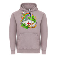 Vintage Zinc nurse  st patricks Vintage Hoodie - AdoDesignShop