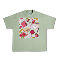 Oil Green back to school  seamless pattern Urban Heavy Tee - BundleAndBundleShop