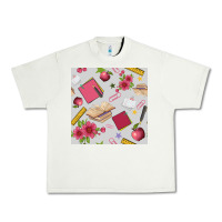 Pistachio back to school  seamless pattern Urban Heavy Tee - BundleAndBundleShop