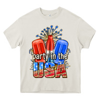 Cream party in the usa popsicles billie wilder Heavy Core Tee - texasbilliewilder