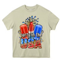 Mossy party in the usa popsicles billie wilder Heavy Core Tee - texasbilliewilder