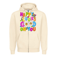Sandshell happy looks good on you Zipper Hoodie - NancyCooperArtShop