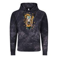 Cloud Black sunflower boho bull skull with hands Vintage Hoodie - RanaPortraitStore