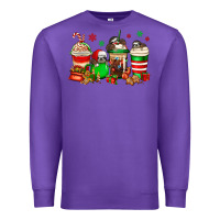Purple christmas sloth coffee cups Premium Sweatshirt - Jasminsmagicworld