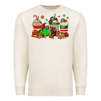 Sandshell christmas sloth coffee cups Premium Sweatshirt - Jasminsmagicworld