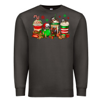 Smoke christmas sloth coffee cups Premium Sweatshirt - Jasminsmagicworld