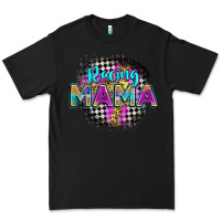 Black racing mama Premium Tee - Zillion Design Studio