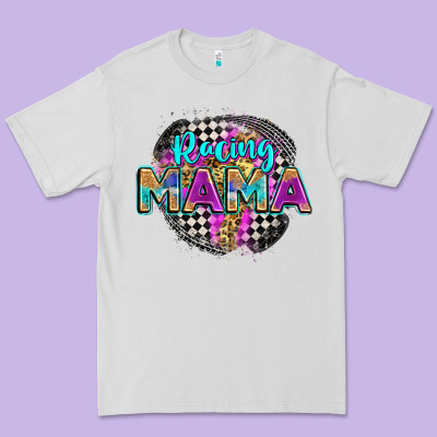 Racing Mama Premium Tee Designed By Zillion Design Studio