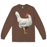 Chestnut leghorn chicken Long Sleeve Tee - LillyAllenDesigns