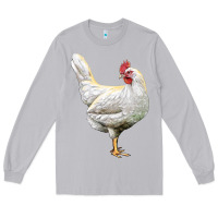 Moon Dust leghorn chicken Long Sleeve Tee - LillyAllenDesigns
