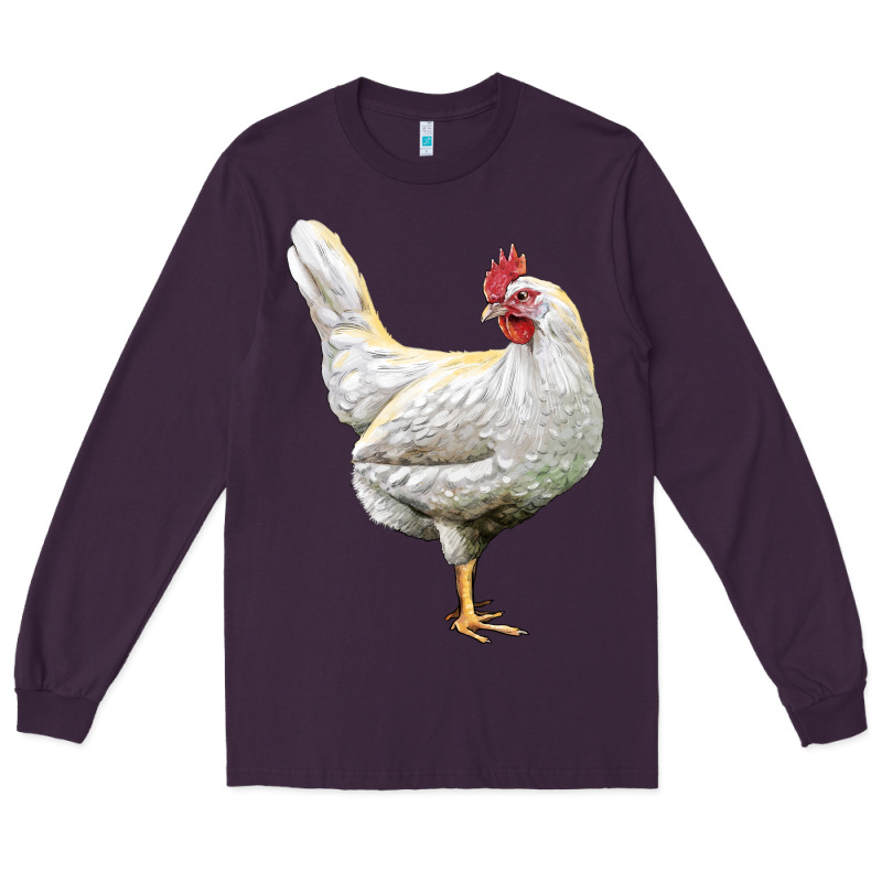 Leghorn Chicken Long Sleeve Tee by LillyAllenDesigns | Teevron