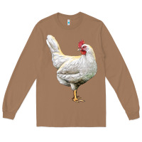 Toasted Coconut leghorn chicken Long Sleeve Tee - LillyAllenDesigns