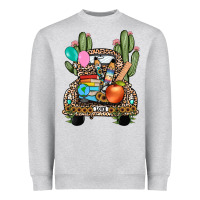 Heather Grey farm truck,back to school Heavyweight Sweatshirt - JahusDesignShop