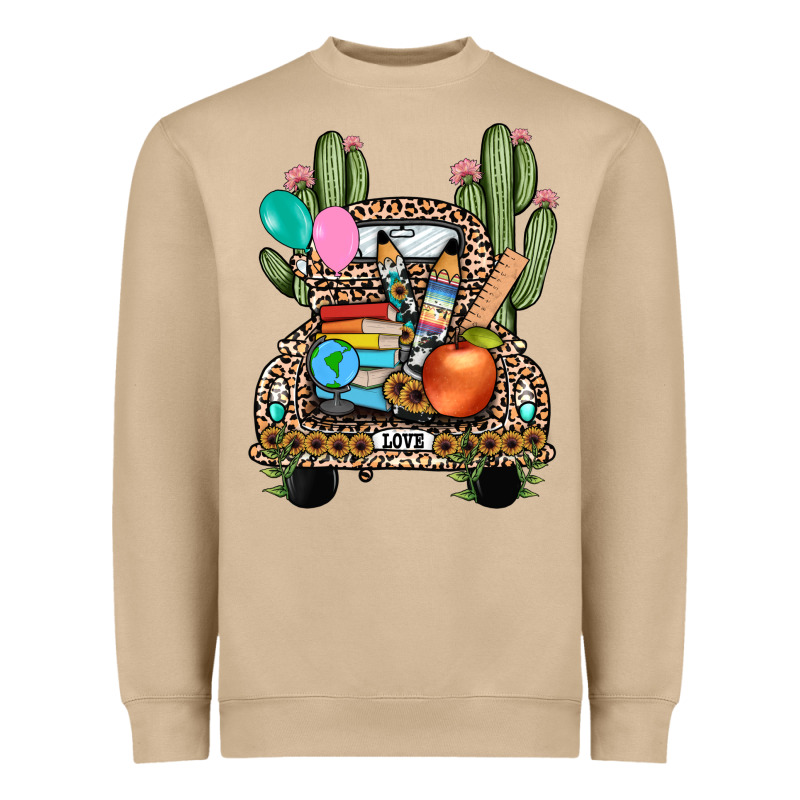 Farm Truck,back To School Heavyweight Sweatshirt by JahusDesignShop | Teevron