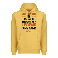 Antique Gold Grandaddy Is My Name Becoming A Legend Is My Game Premium Hoodie - Bettercallsaul