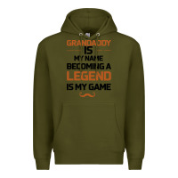 Army Green Grandaddy Is My Name Becoming A Legend Is My Game Premium Hoodie - Bettercallsaul