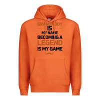 Carrot Grandaddy Is My Name Becoming A Legend Is My Game Premium Hoodie - Bettercallsaul