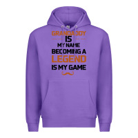 Purple Grandaddy Is My Name Becoming A Legend Is My Game Premium Hoodie - Bettercallsaul