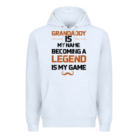 White Grandaddy Is My Name Becoming A Legend Is My Game Premium Hoodie - Bettercallsaul