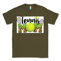 Army Green tennis mom Classic Tee - BarkalooDesign
