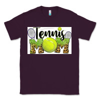 Plum tennis mom Classic Tee - BarkalooDesign