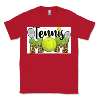 Red tennis mom Classic Tee - BarkalooDesign