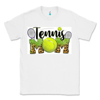 White tennis mom Classic Tee - BarkalooDesign