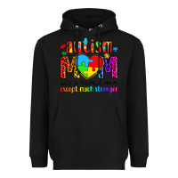Black autism mom like a normal mom except much stronger Heavyweight Hoodie - Artiststas