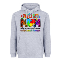 Heather Grey autism mom like a normal mom except much stronger Heavyweight Hoodie - Artiststas