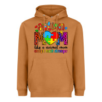 Meerkat autism mom like a normal mom except much stronger Heavyweight Hoodie - Artiststas