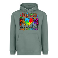 Sage autism mom like a normal mom except much stronger Heavyweight Hoodie - Artiststas