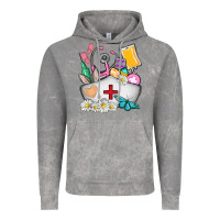 Cloud Rock nurse  easter Vintage Hoodie - AdoDesignShop