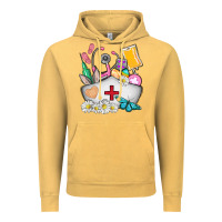 Vintage Mustard nurse  easter Vintage Hoodie - AdoDesignShop