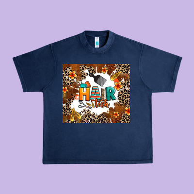 Hair Tech Urban Heavy Tee Designed By Adodesignshop