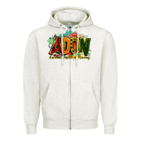 Oatmeal Heather adon assistant director of nursing juneteenth Zipper Hoodie - NancyCooperArtShop