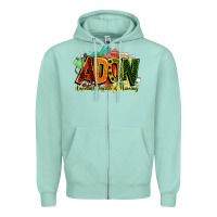 Seafoam adon assistant director of nursing juneteenth Zipper Hoodie - NancyCooperArtShop