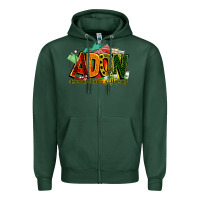 Sports Green adon assistant director of nursing juneteenth Zipper Hoodie - NancyCooperArtShop