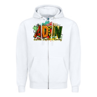 White adon assistant director of nursing juneteenth Zipper Hoodie - NancyCooperArtShop