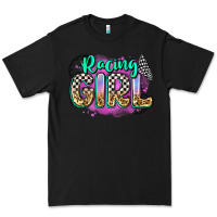 Black racing girl Premium Tee - Zillion Design Studio