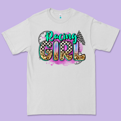 Racing Girl Premium Tee Designed By Zillion Design Studio