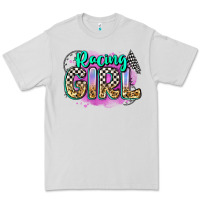Dove Grey racing girl Premium Tee - Zillion Design Studio